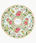 Custom Monogram Rose Medallion Watercolor Print | Professional Print